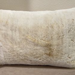 Z Gallerie Neutral Lumbar Decorative Throw Pillow Aesthetic Mid Century Modern Neutral Bedroom Pillow Natural NWOT