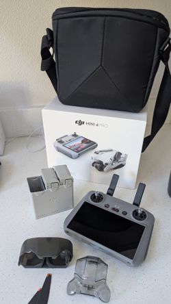 DJI Mini 4 Pro RC 2 Smart Controller + Extended Flight Batteries (NO DRONE)