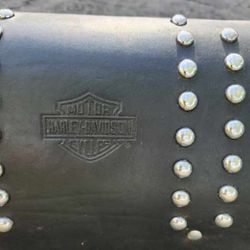 Harley Davidson Motorcycle Leather Saddle Bag