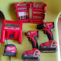 Milwaukee Brushless Drills Set