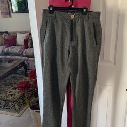 Men Smash Wool Blend Pants Size 30x34