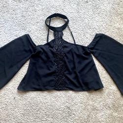 NEW-Cold Shoulder Top