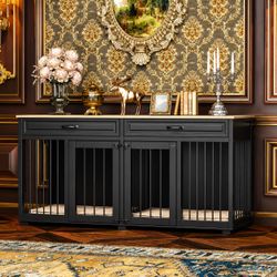 Dog Crate Cabinet
