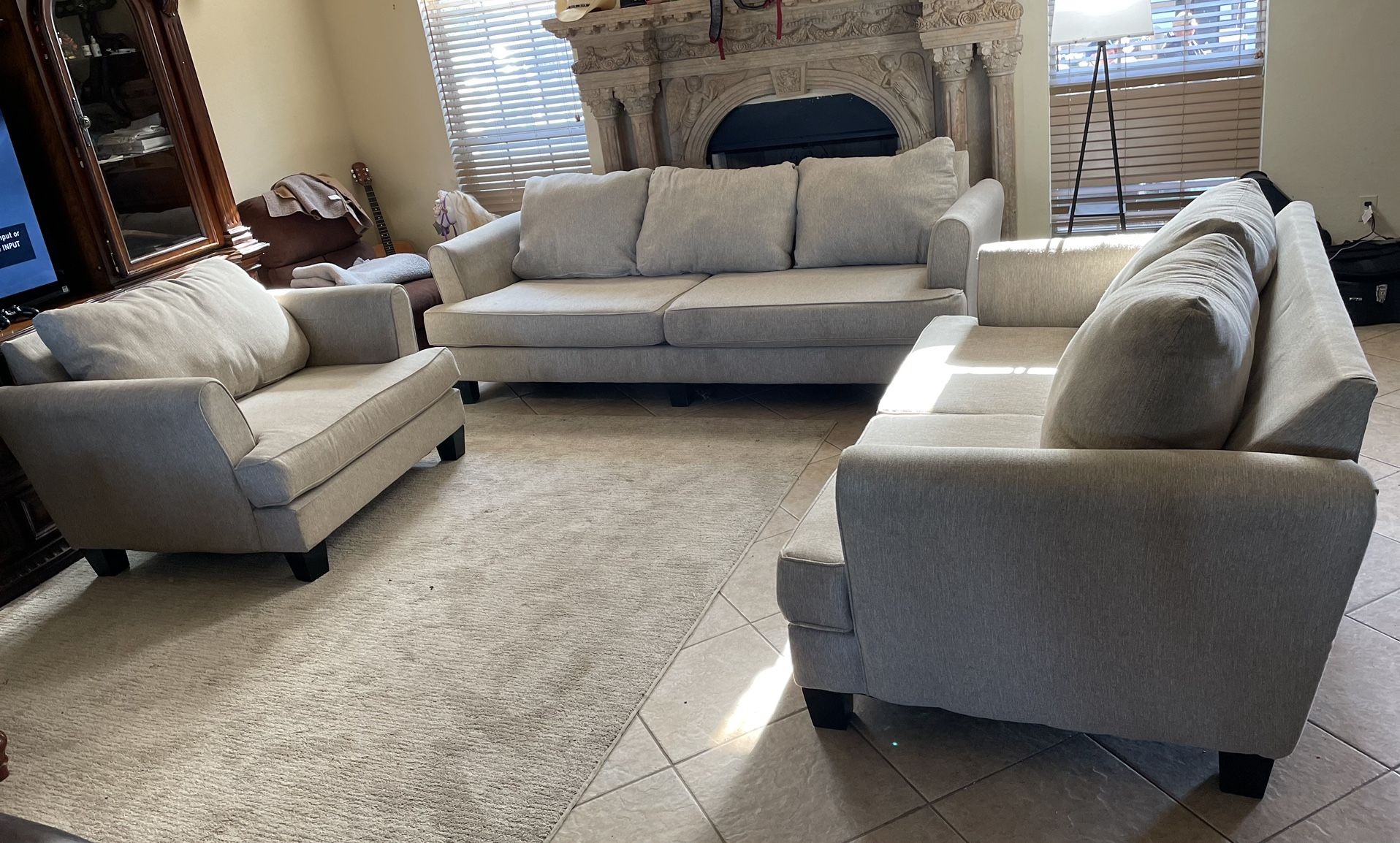 Light Gray Couch Set for Sale in Dallas, TX OfferUp