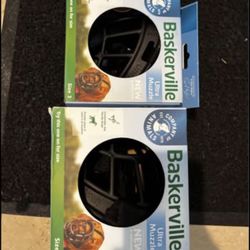 $20 for 1 $ 30 for BOTH Brand New Sized 3 And 4 Dog Muzzles - NEVER USED 