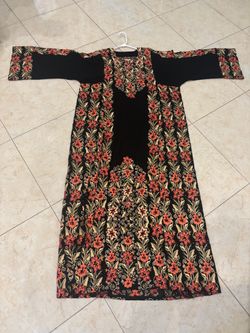 Palestinian thobe thob thoub dress
