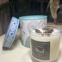 Lavender Lover’s Dream 🕯️ Peacock Keepsake Candle