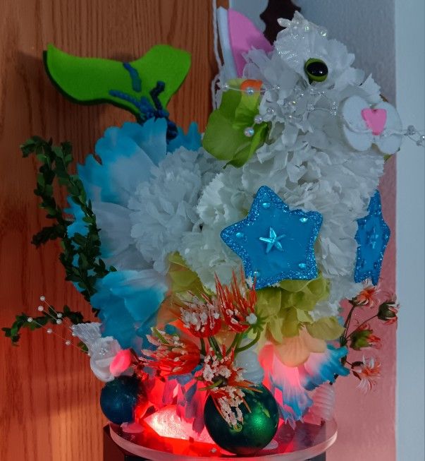 "Purrmaid" Novelty Silkflower Creation