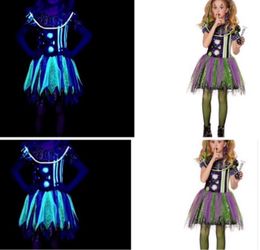 Neon clown Costume