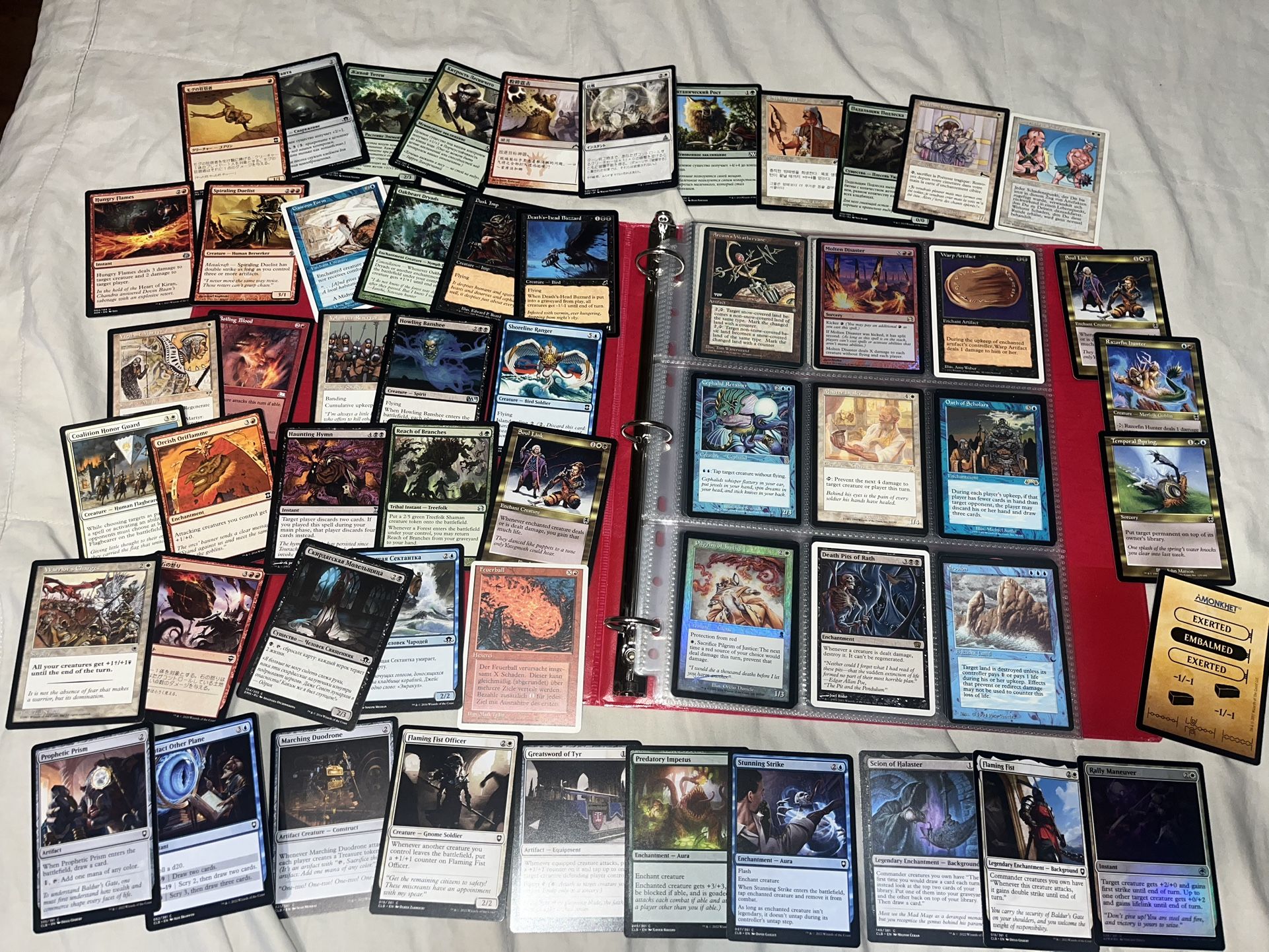 LARGE MTG Binder Magic The Gathering Card Collection -Vintage And On!