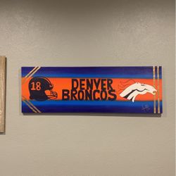 Denver Broncos Painting 