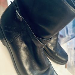 Clark Leather Boots 9w Women’s