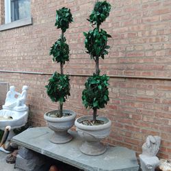 5 Ft Artificial Topiary Planter Outdoor/ Indoor Decoration 