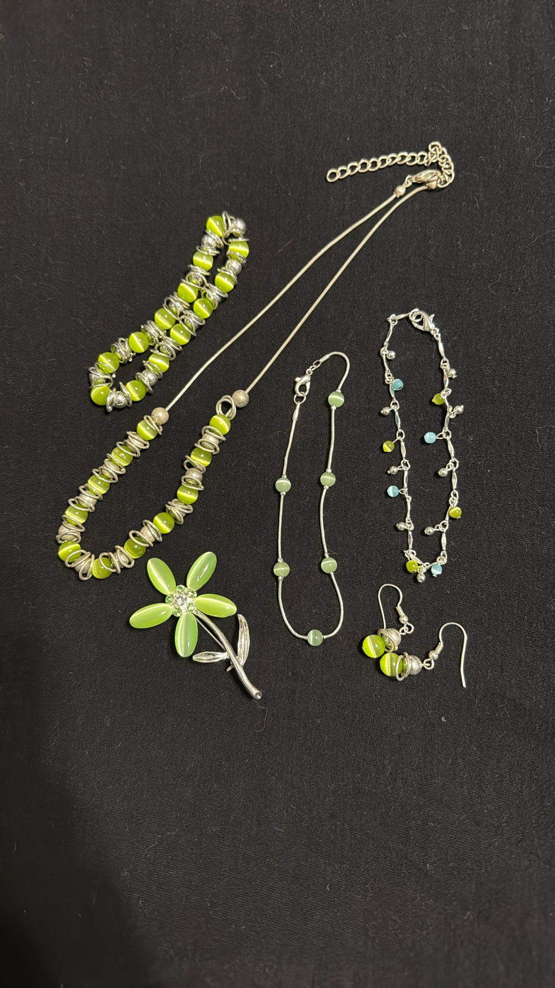 Green Jewelry Set 