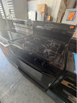 Gas stove black all working