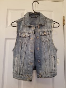 Aeropostale jean vest