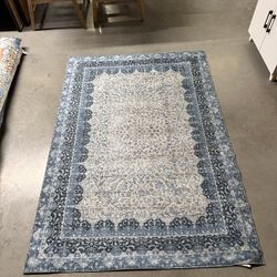 Contemporary Modern Non Slip Machine Washable Printed Area Rug, Rainbow Brand New