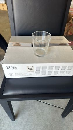 12 Small Tumbler Glasses