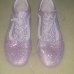 Purple Glitter Vans