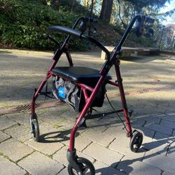 Rolling Walker with Seat – Like New