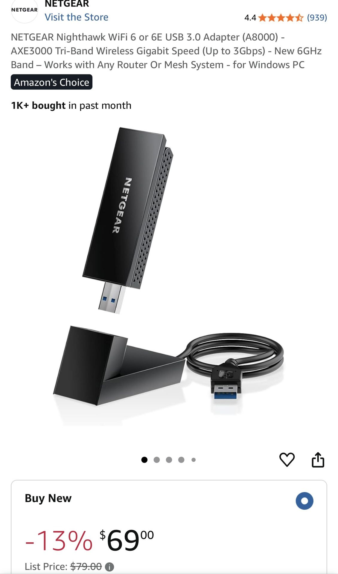 Netgear Nighthawk A8000