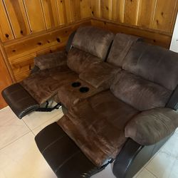 Couch, Loveseat, Armchairs - Reclining