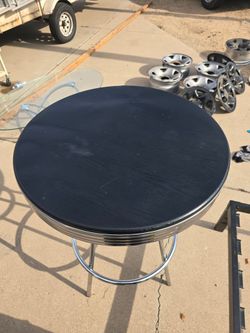Black Hightop round table
