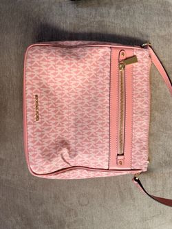 Michael Kors Pink Monogram Crossbody Bag