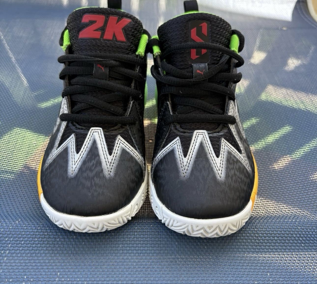 PUMA Kids Boys Scoot Zeros X 2K Basketball Sneakers Shoes - Black, Size 11