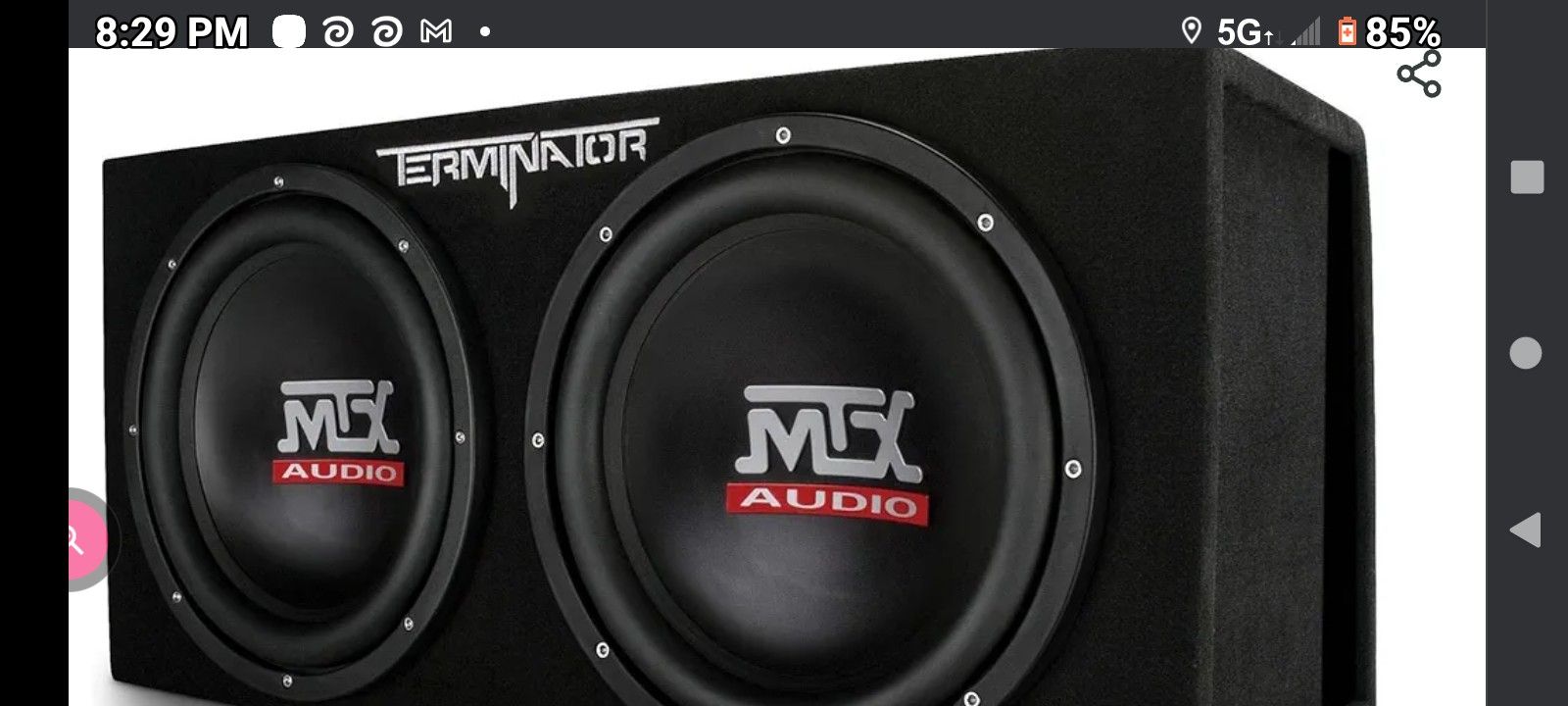 12 Inch MTX  subwoofers 