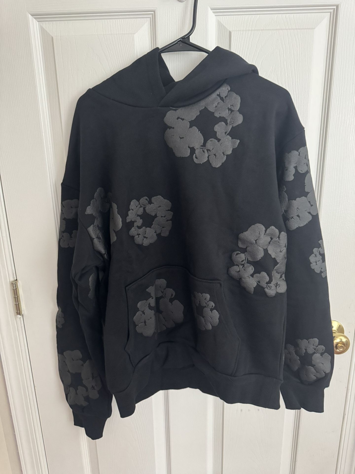 Denim Tears Hoodie Black Monochrome size L