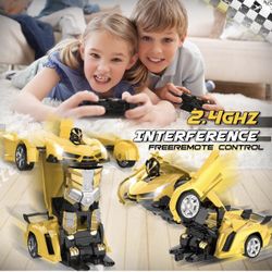 Transform Remote Control Car Toy for Kids 4 5 6 7 8, Remote Control Car for Boys 4-7, Transform Cars for Boys 4-6, Toy Car 5 Year Old Boy, Toys for 3 