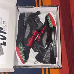 Jordan Spizikes  Black/varsity Red 