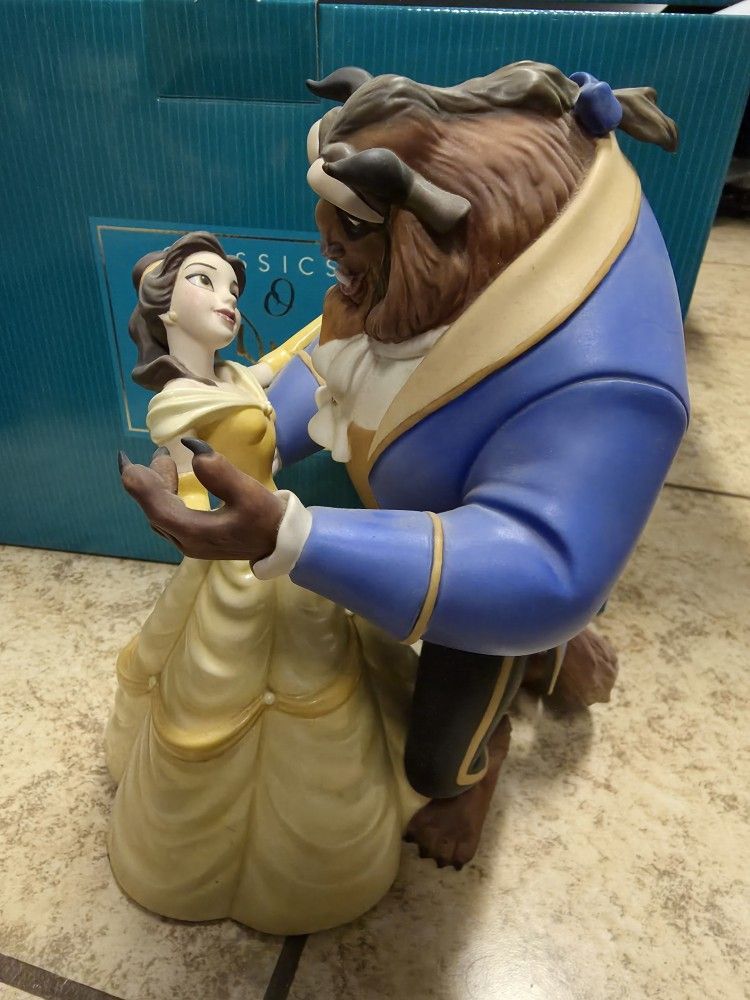 Classic Walt Disney Collection "Tale as Old as Time" Beauty and the Beast porcelain figurine