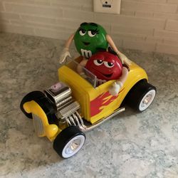 M&M Rare Collectible "Rebel Without A Clue" Hotrod Candy Dispenser
