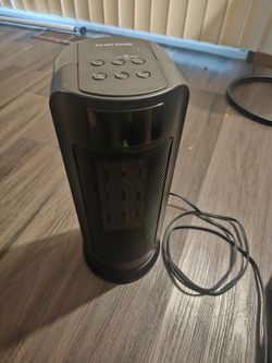 Black Tower Ceramic Space Heater
