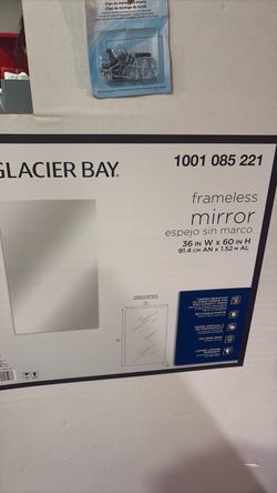 Frameless mirrors