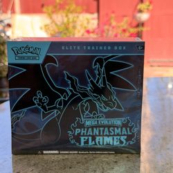 Pokémon Mega Evolution Phantasmal Flames Elite trainer Box 