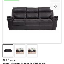 Reclining Sofa & Love Seat
