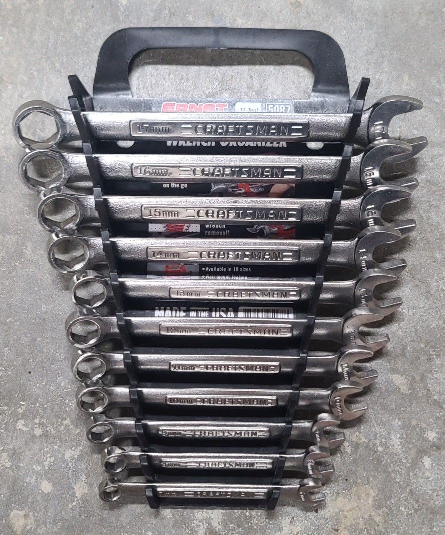 Craftsman 11 Piece MADE IN USA wrenches - Metric