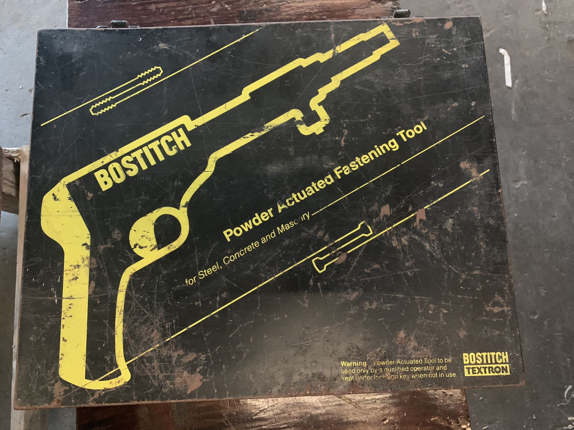 Bostitch powder actuated fastening tool