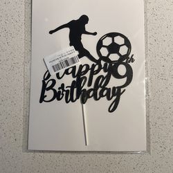 Soccer Cake Topper