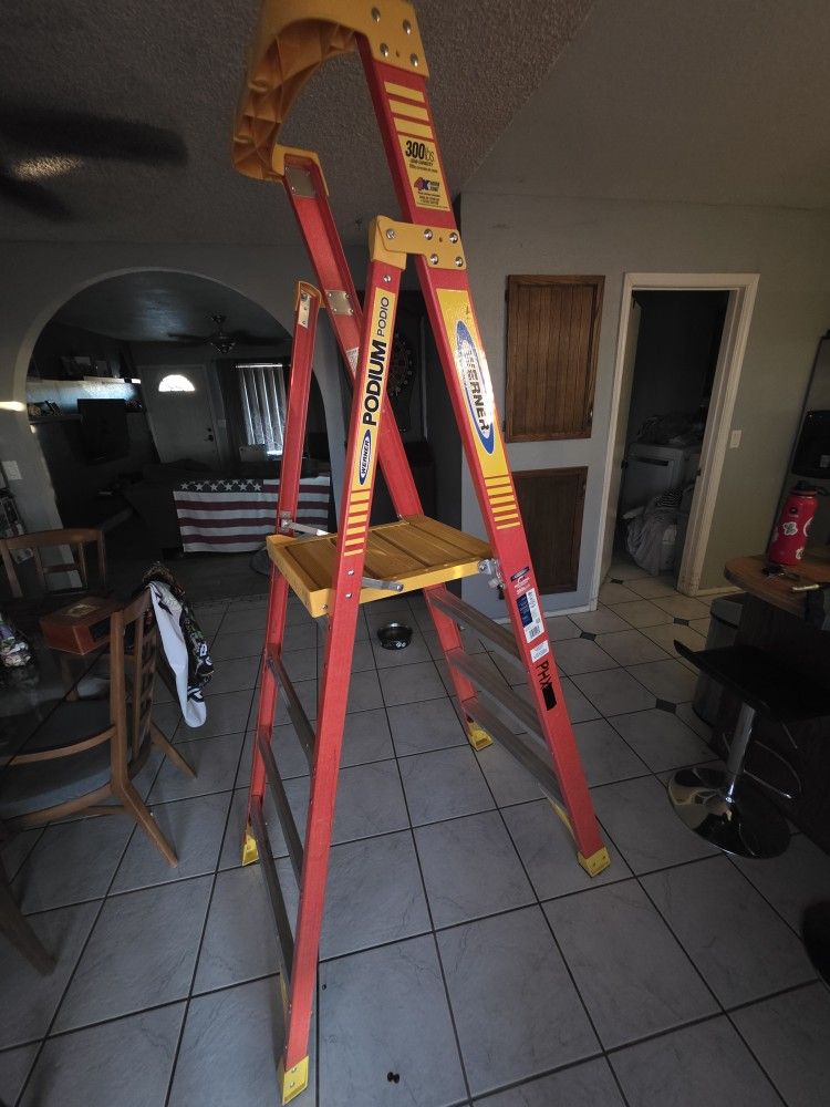 Warner 4ft (10ft Reach) Platform Ladder $175 OBO
