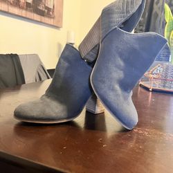 Grey Suede Boots Size 8.5