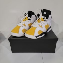 1.5y Yellow Ochre Jordan 6 Retro Lightly Used 