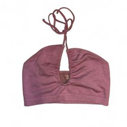 Urban Outfitters Women's Burgundy and Pink Vest (89503)45
