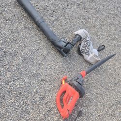Black+Decker Corded Leaf Blower / Vacuum — Used, Works