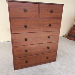 Jumbo Duplex 6 Drawer Cherry 