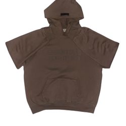 Essentials Hoodie Fear of God Dark Brown Wood Color XS to XXL Sizes In Stock