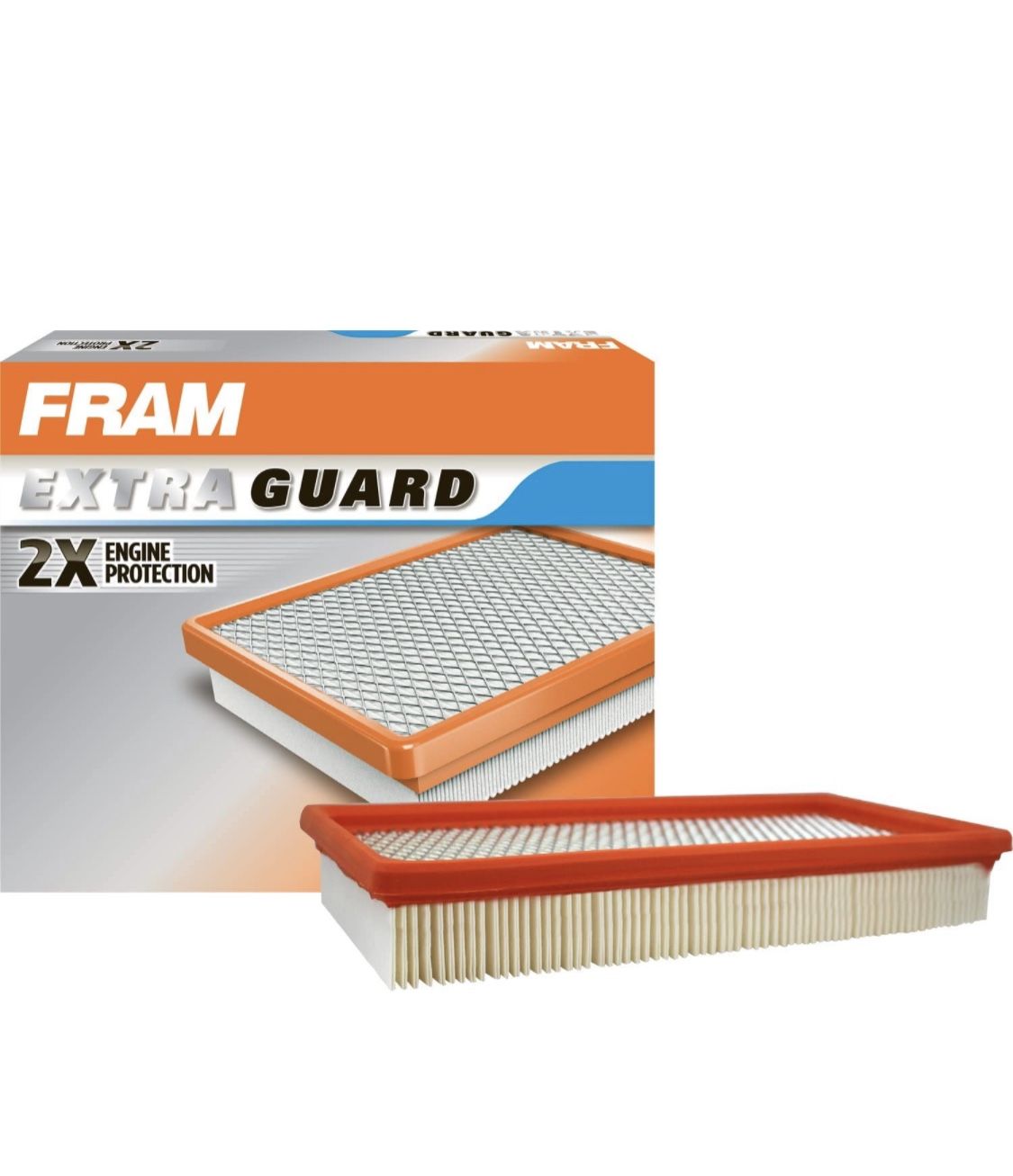 FRAM Extra Guard CA3660 Replacement Engine Air Filter for Select Audi, Chrysler, Dodge, Ford, Plymouth and Volkswagen Models, Provides Up to 12 Months
